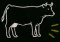 Ilustração de vaca